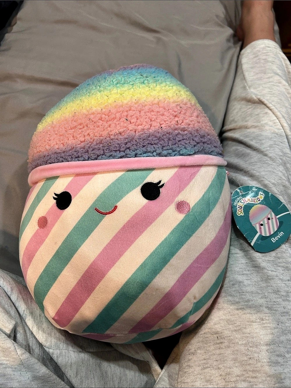 Squishmallows Bevin the Cotton Candy / Snow Cone Bevin Cotton Candy Snow Cone